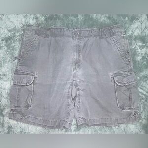 LL Bean Alagas Rip Stop Cargo Shorts Men’s Size 44 W Gray